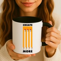 Create More Optical Illusion Pencils Mug