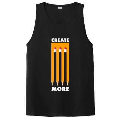 Create More Optical Illusion Pencils PosiCharge Competitor Tank