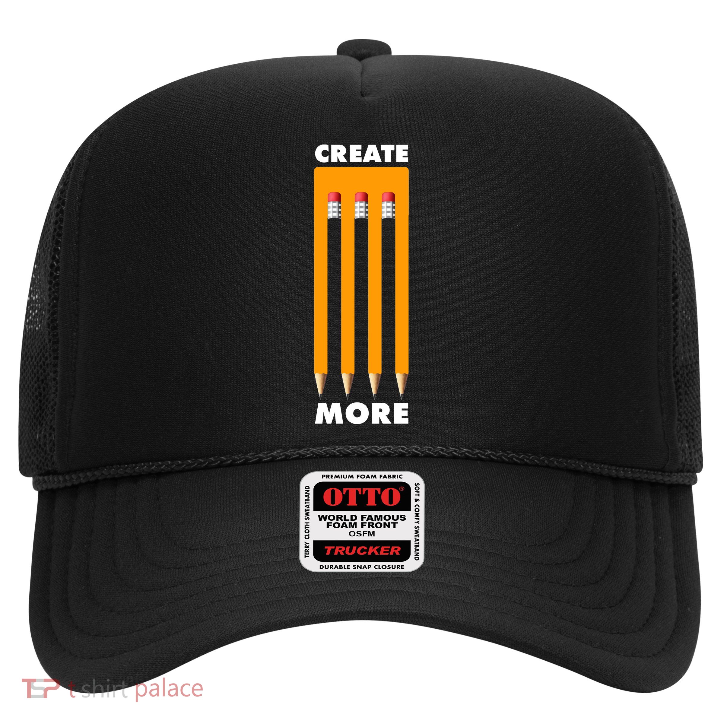 Create More Optical Illusion Pencils Trucker Hat