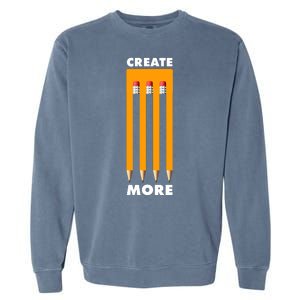 Create More Optical Illusion Pencils Garment-Dyed Sweatshirt