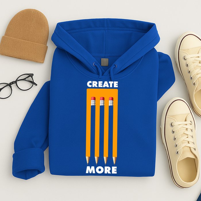 Create More Optical Illusion Pencils Hoodie
