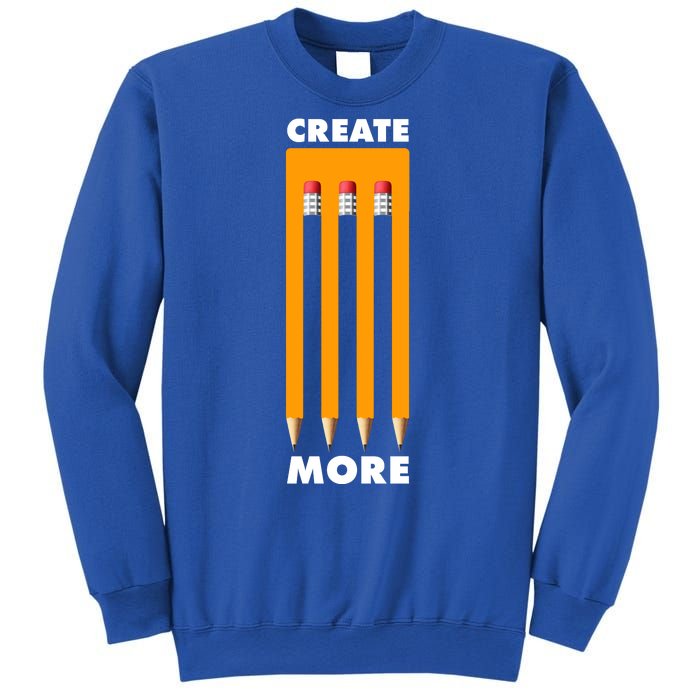 Create More Optical Illusion Pencils Sweatshirt