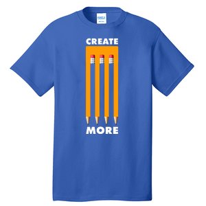 Create More Optical Illusion Pencils Tall T-Shirt