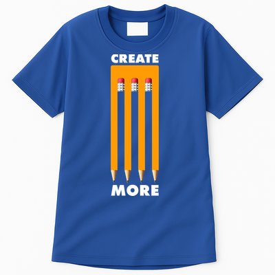 Create More Optical Illusion Pencils Tall T-Shirt