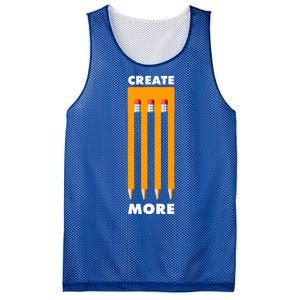 Create More Optical Illusion Pencils Mesh Reversible Basketball Jersey Tank