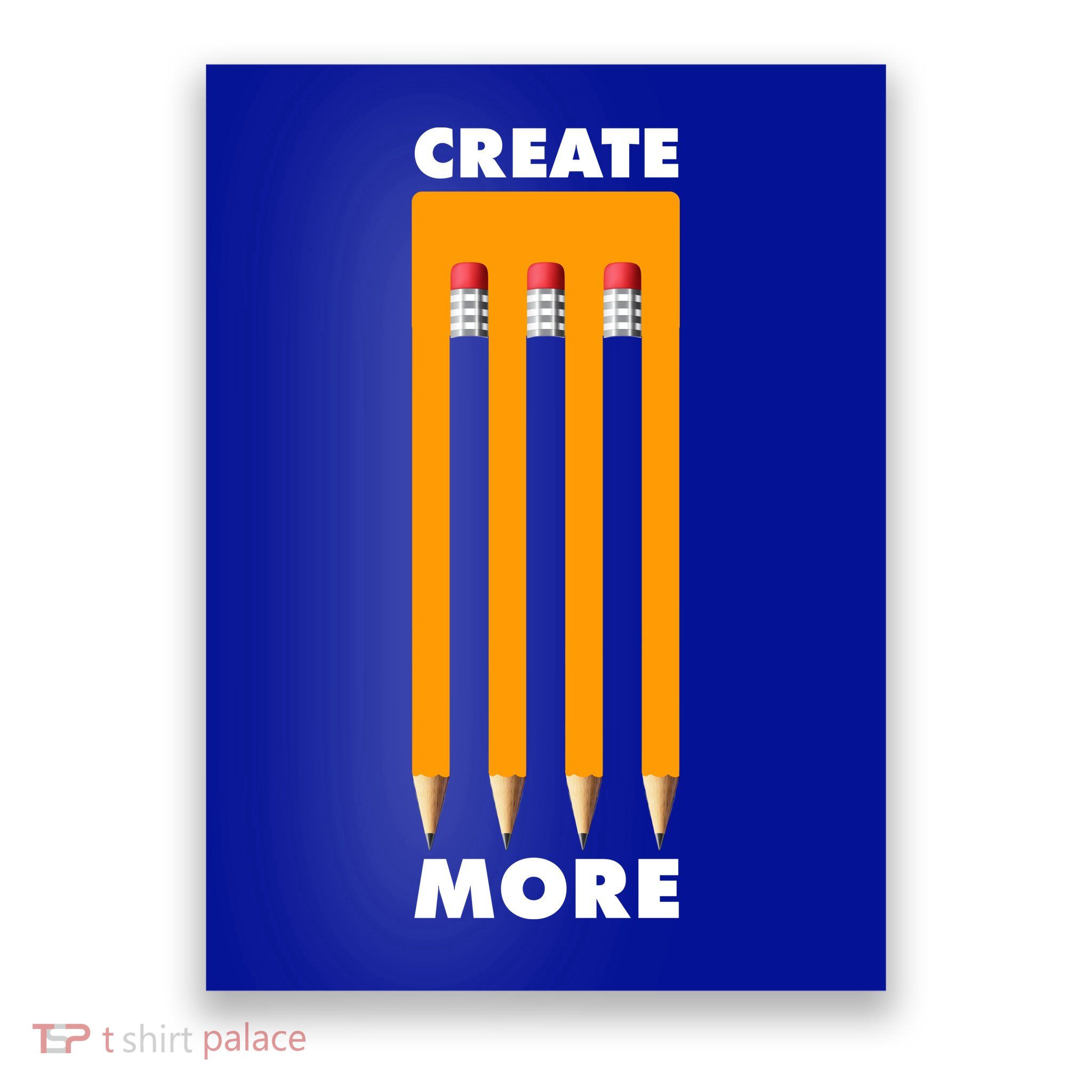 Create More Optical Illusion Pencils Poster