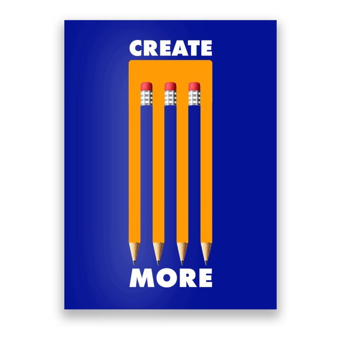 Create More Optical Illusion Pencils Poster
