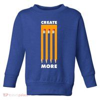 Create More Optical Illusion Pencils Toddler Sweatshirt