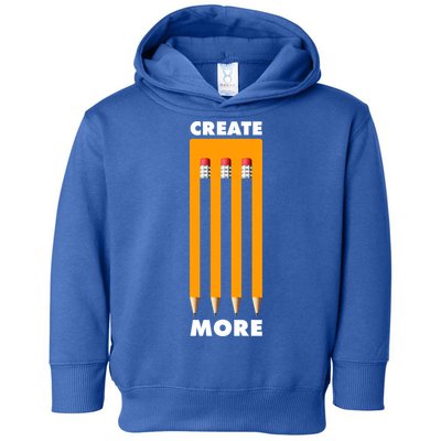 Create More Optical Illusion Pencils Toddler Hoodie