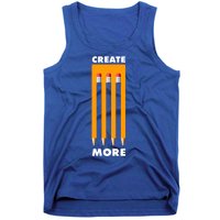 Create More Optical Illusion Pencils Tank Top