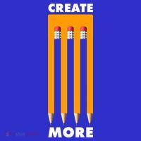 Create More Optical Illusion Pencils Tank Top