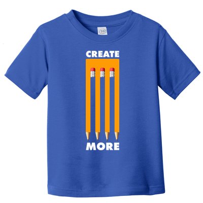 Create More Optical Illusion Pencils Toddler T-Shirt