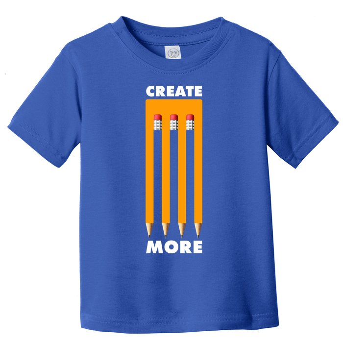 Create More Optical Illusion Pencils Toddler T-Shirt