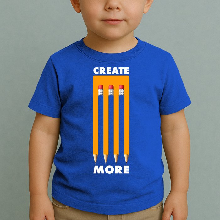 Create More Optical Illusion Pencils Toddler T-Shirt
