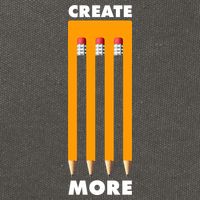 Create More Optical Illusion Pencils Cotton Canvas Backpack