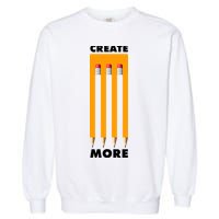 Create More Optical Illusion Pencils Garment-Dyed Sweatshirt