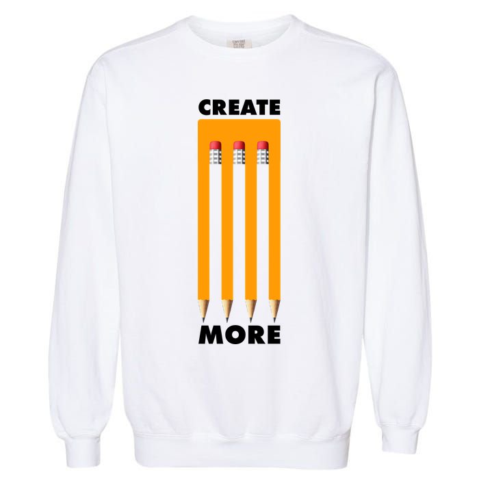 Create More Optical Illusion Pencils Garment-Dyed Sweatshirt