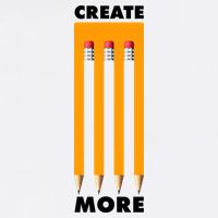 Create More Optical Illusion Pencils Garment-Dyed Sweatshirt
