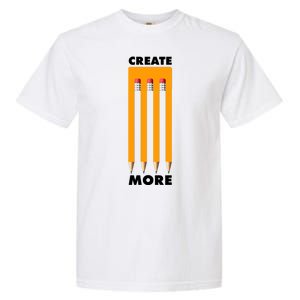 Create More Optical Illusion Pencils Garment-Dyed Heavyweight T-Shirt