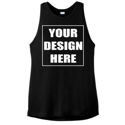 Create Your Own Custom Personalized Ladies PosiCharge Tri-Blend Wicking Tank