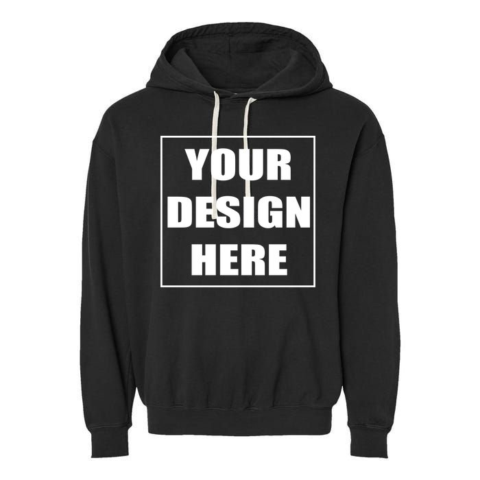Create Your Own Custom Personalized Garment-Dyed Fleece Hoodie