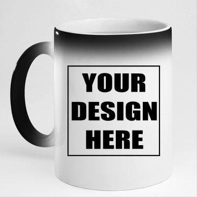 Create Your Own Custom Personalized 11oz Black Color Changing Mug