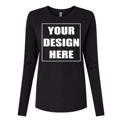 Create Your Own Custom Personalized Womens Cotton Relaxed Long Sleeve T-Shirt