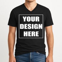 Create Your Own Custom Personalized V-Neck T-Shirt