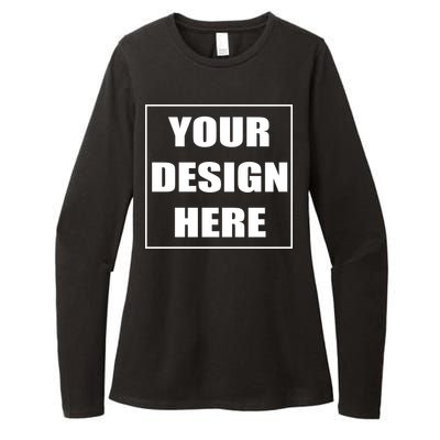 Create Your Own Custom Personalized Womens CVC Long Sleeve Shirt