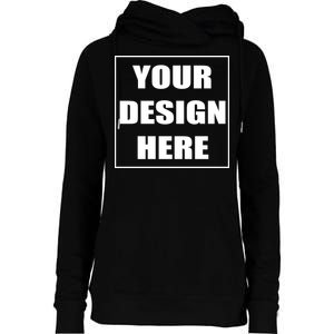 Create Your Own Custom Personalized Womens Funnel Neck Pullover Hood