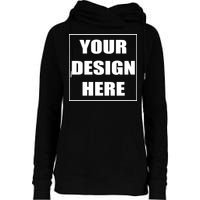 Create Your Own Custom Personalized Womens Funnel Neck Pullover Hood