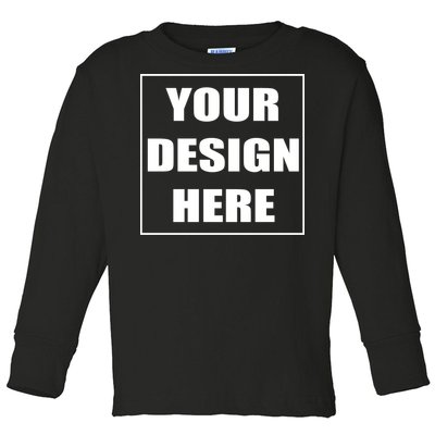 Create Your Own Custom Personalized Toddler Long Sleeve Shirt