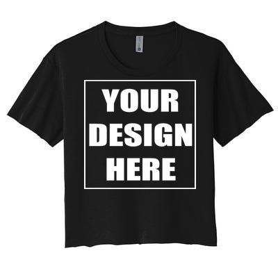 Create Your Own Custom Personalized Women's Crop Top Tee