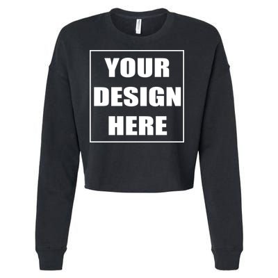 Create Your Own Custom Personalized Cropped Pullover Crew