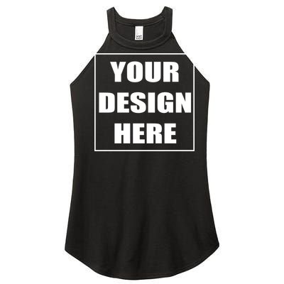 Create Your Own Custom Personalized Women's Perfect Tri Rocker Tank