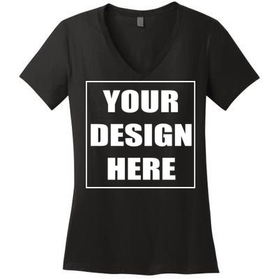 Create Your Own Custom Personalized Women's V-Neck T-Shirt