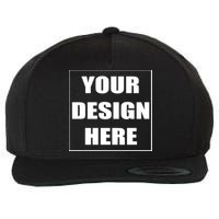 Create Your Own Custom Personalized Wool Snapback Cap