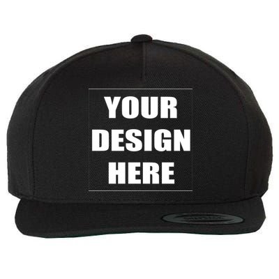 Create Your Own Custom Personalized Wool Snapback Cap