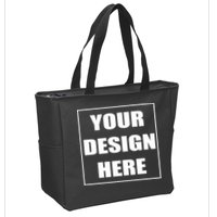 Create Your Own Custom Personalized Zip Tote Bag