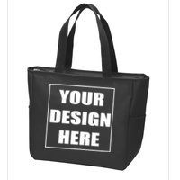 Create Your Own Custom Personalized Zip Tote Bag