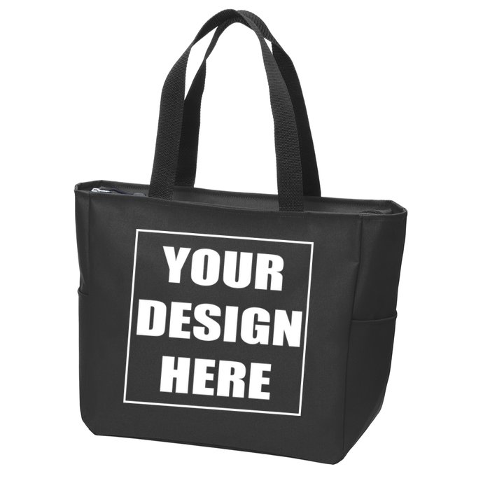 Create Your Own Custom Personalized Zip Tote Bag