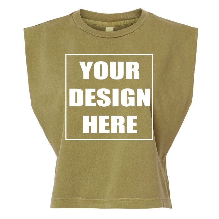 Create Your Own Custom Personalized Garment-Dyed Women's Muscle Tee