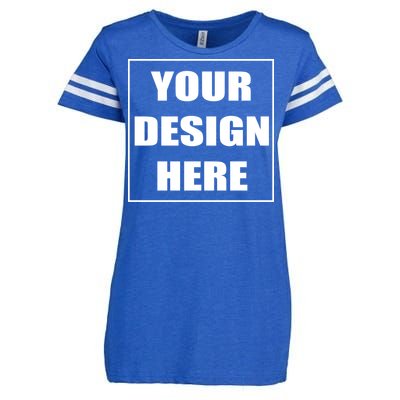 Create Your Own Custom Personalized Enza Ladies Jersey Football T-Shirt