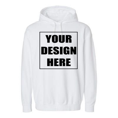 Create Your Own Custom Personalized Garment-Dyed Fleece Hoodie