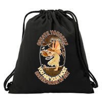 Create Yourself You Are Your Most Sacred Work Of Art  Drawstring Bag