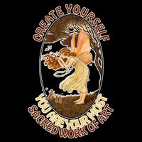 Create Yourself You Are Your Most Sacred Work Of Art  Flatbill Hat