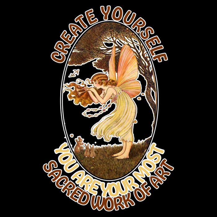 Create Yourself You Are Your Most Sacred Work Of Art  Flatbill Hat