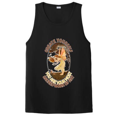 Create Yourself You Are Your Most Sacred Work Of Art  PosiCharge Competitor Tank