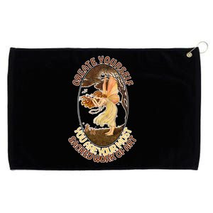 Create Yourself You Are Your Most Sacred Work Of Art  Grommeted Golf Towel