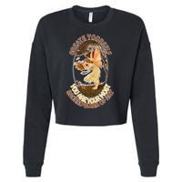 Create Yourself You Are Your Most Sacred Work Of Art  Cropped Pullover Crew